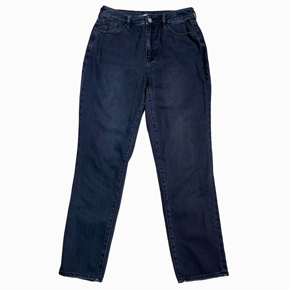 Pacsun Black Mom Jeans WMNS 27 High Rise Medium Wash Stretchy Preppy Urban Denim